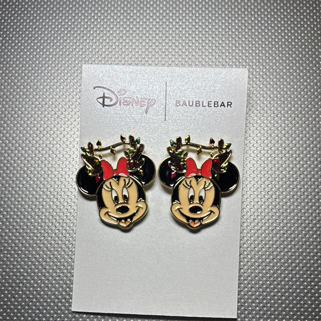 Baublebar Minnie Mouse Earrings - Red And Black 36$